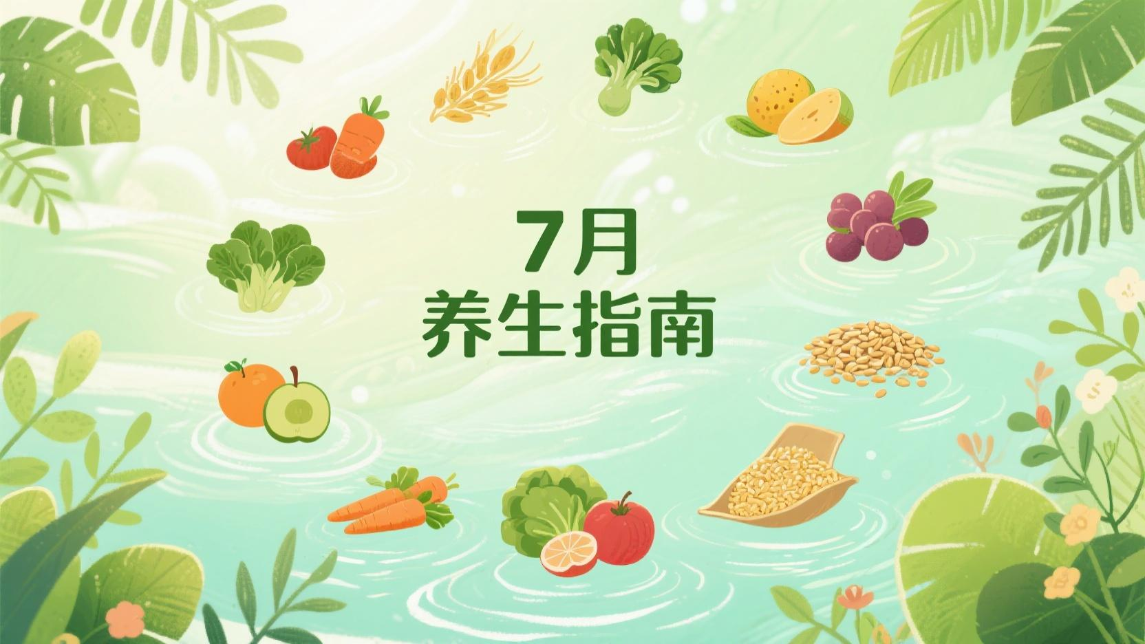 七月养生指南：避暑防湿，安养心脾